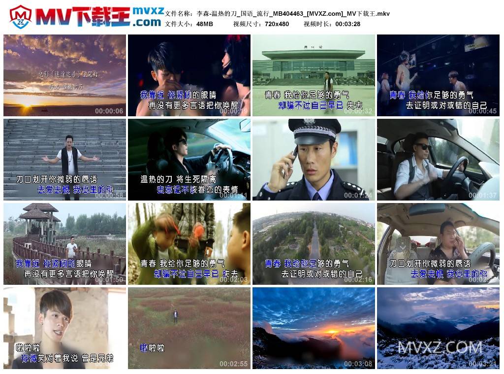 李森-温热的刀_国语_流行_MB404463